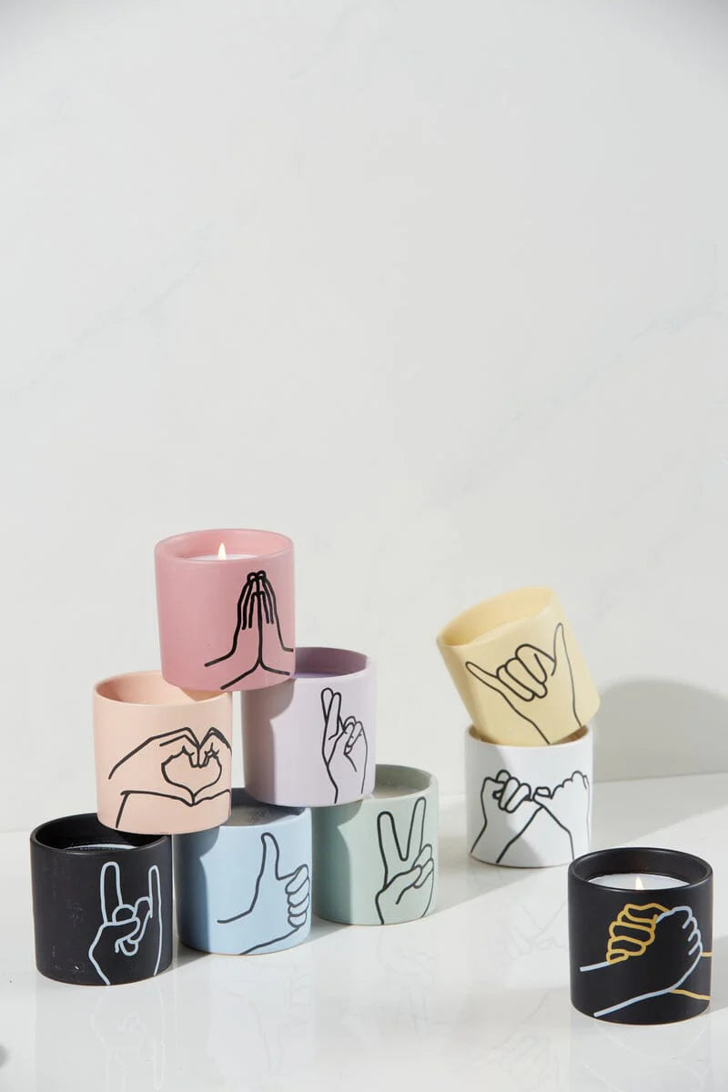 Paddwax Candle – Rock On-Poured Soy Wax in Black Matte Jar