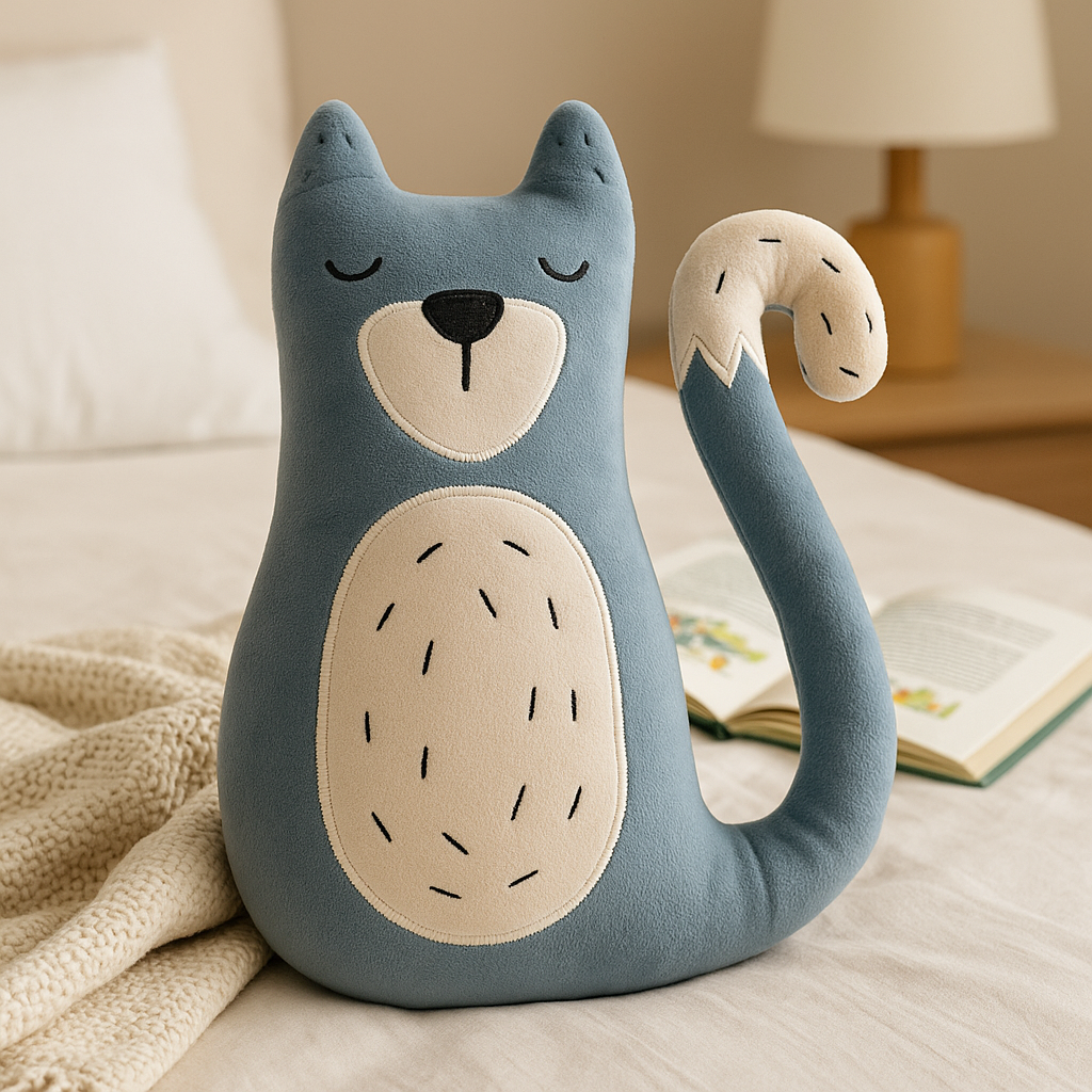 Sleepy Cat Plush – 28cm | The Perfect Cuddly