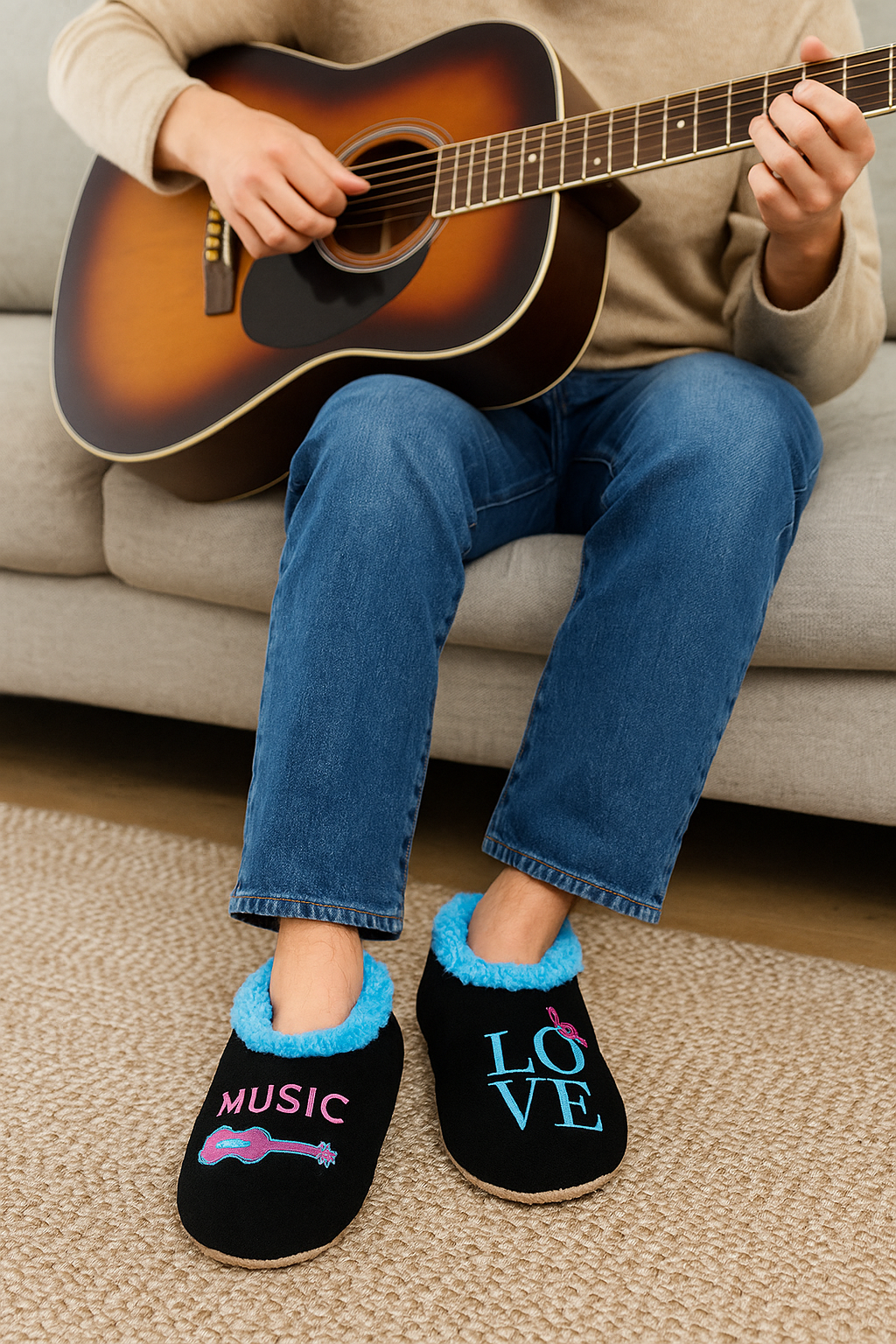 guitar slippers