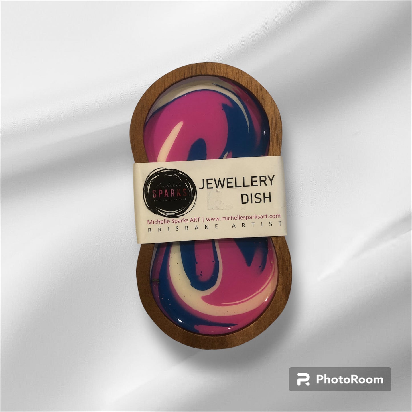 Sparks - Jewellery Dish - Michelles - Hand Made - Pink