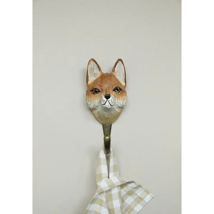 Hand Carved Red Fox Hook Regular price