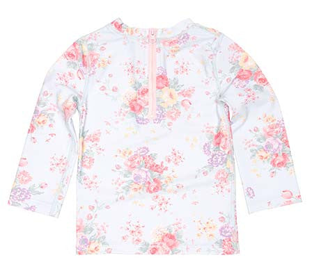 Swim Rashie Long Sleeve Celeste