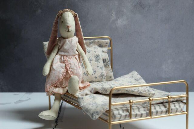 Maileg - Gold Vintage Bed, Medium