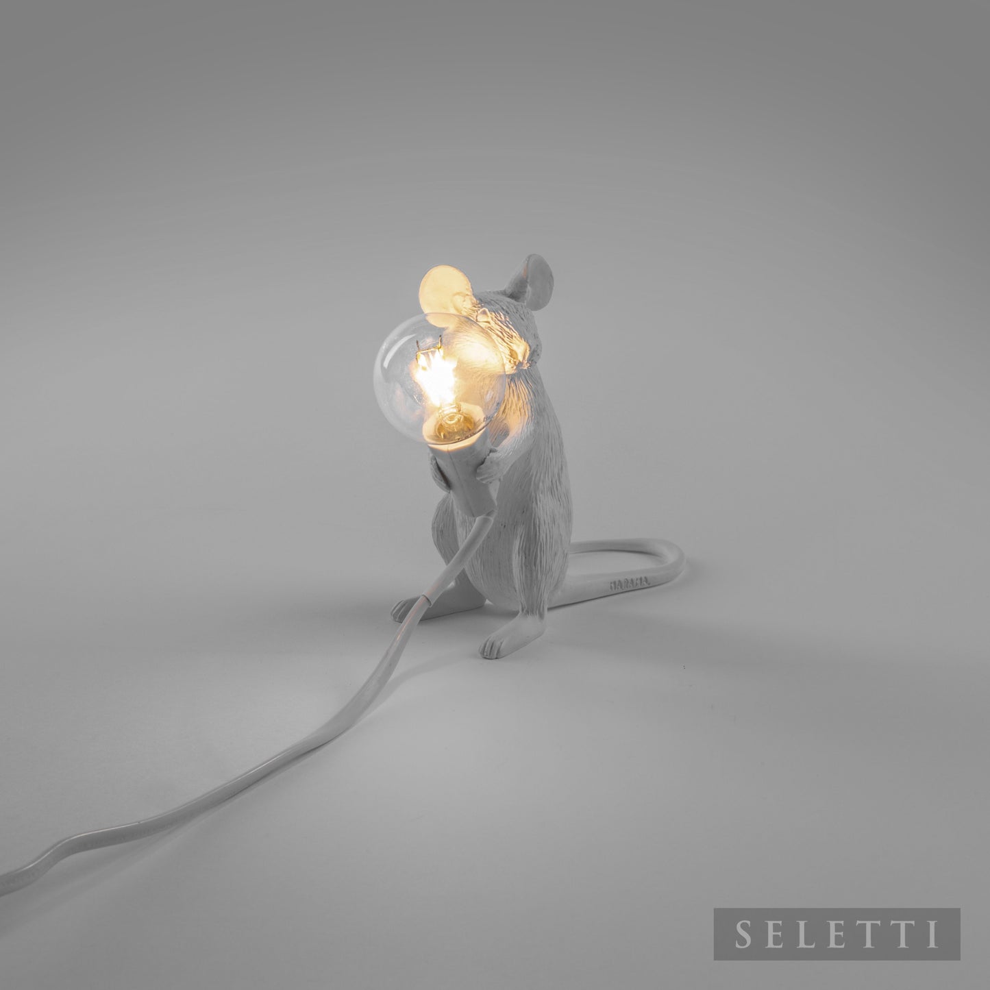 Mouse Lamp Standing (White)