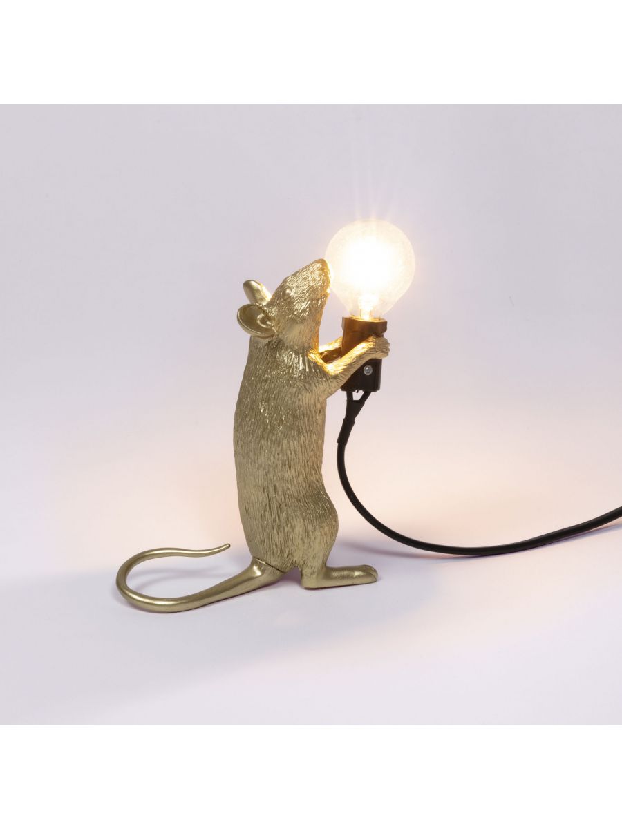 Mouse Lamp Gold Step