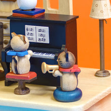 画像をギャラリービューアに読み込む, Cat Play Piano Music Box
