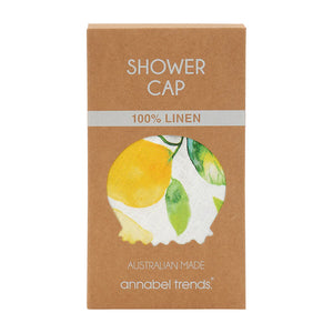 Shower Cap - Linen - Amalfi Citrus