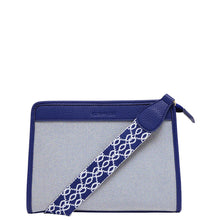 Load image into Gallery viewer, NEWPORT CROSSBODY - ROYAL BLUE CANVAS
