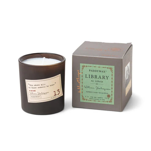 Literary-inspired candles
Soy wax candle 6oz