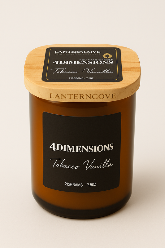 Lanterncove 4Dimensions Tobacco Vanilla Soy Wax Candle – 212g