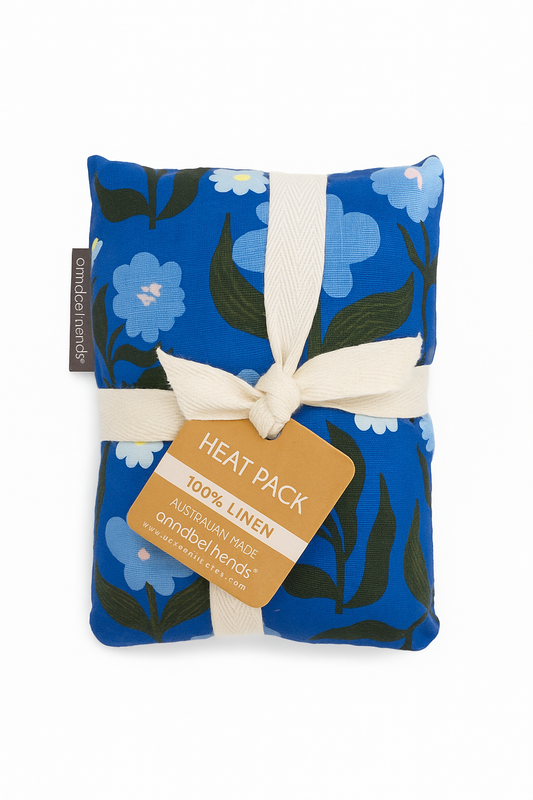Annabel Trends Linen Heat Pillow – Nocturnal Blooms