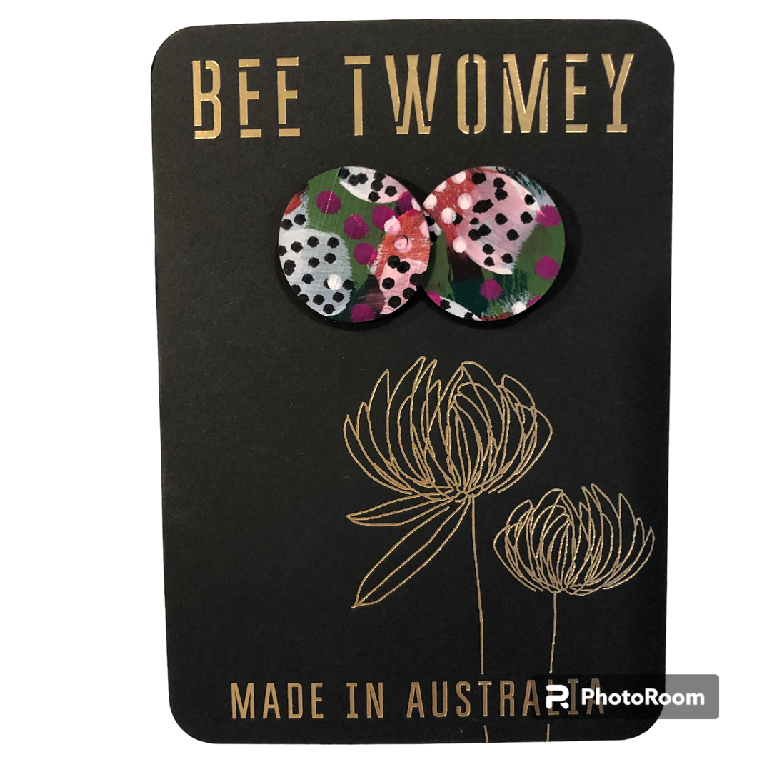 Bee Twomey large Stud Earrings - Surgical Steel Posts