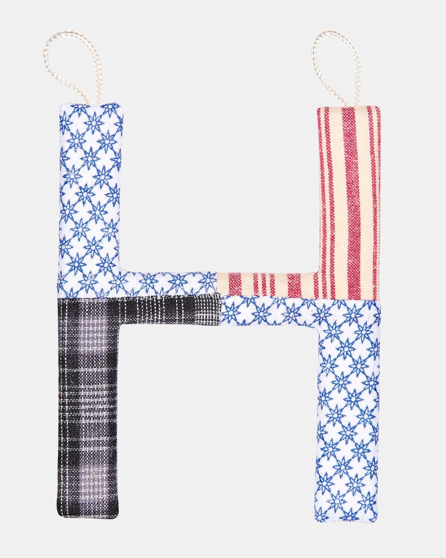 Toshi Letter "H" - Amigo Fabric Alphabet Patch
