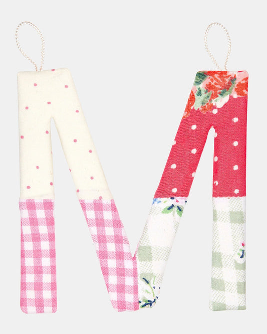 Toshi Letter "M" - Amigo Fabric Alphabet Patch