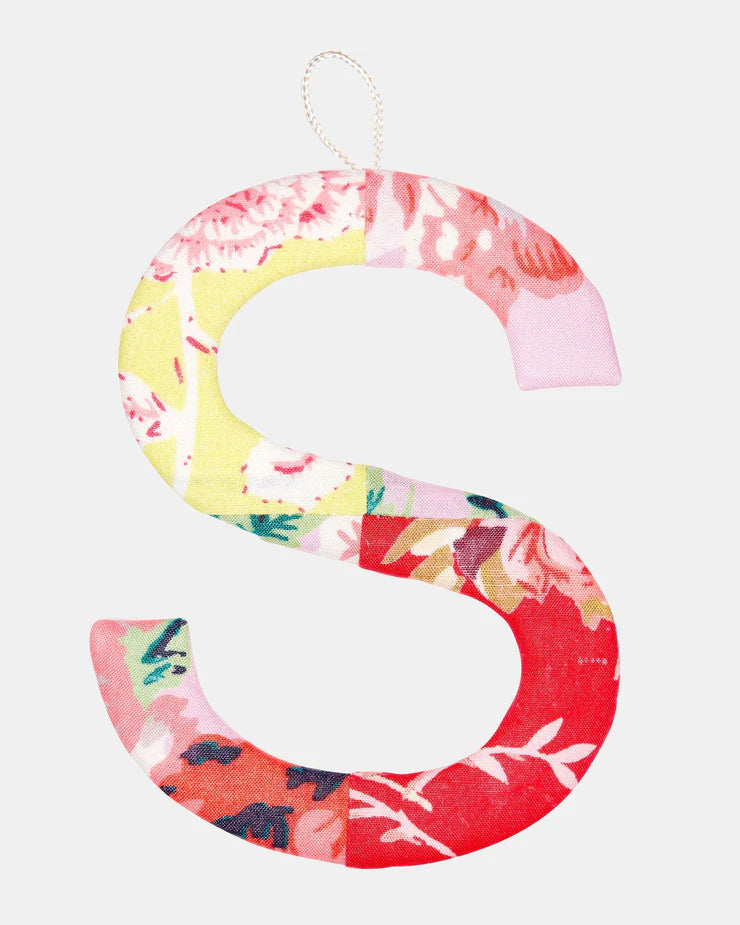 Toshi Letter "S" - Amigo Fabric Alphabet Patch