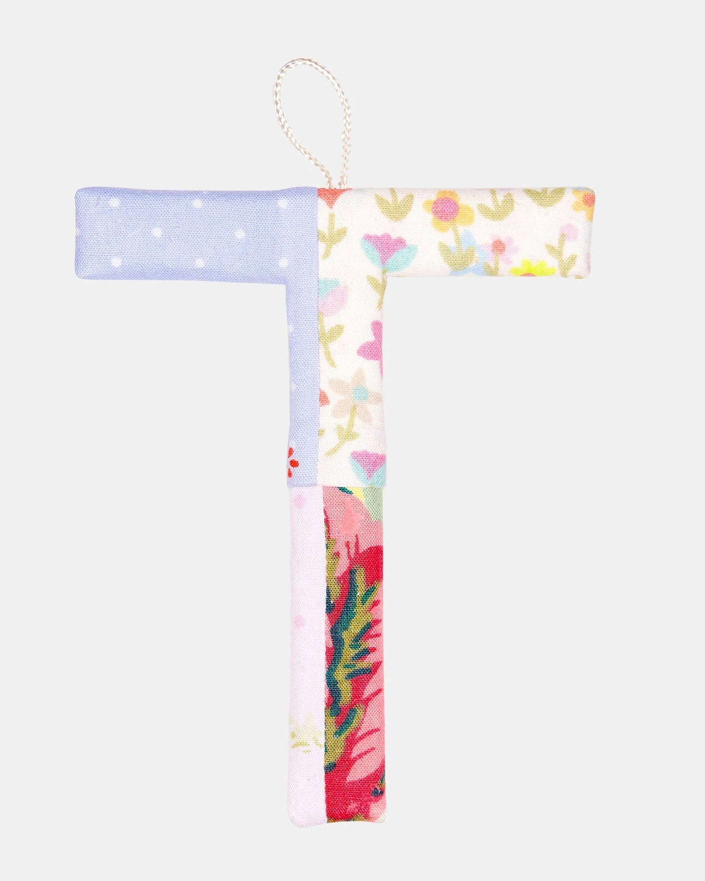 Toshi Letter "T" - Amigo Fabric Alphabet Patch