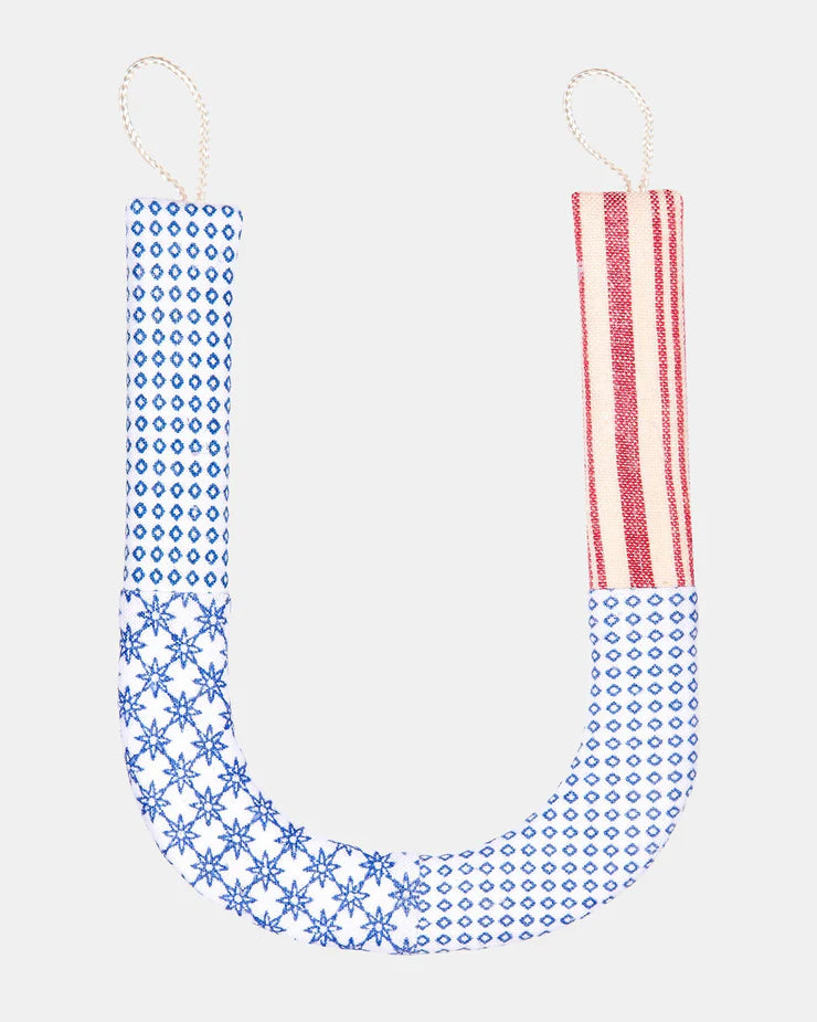 Toshi Letter "U" - Amigo Fabric Alphabet Patch