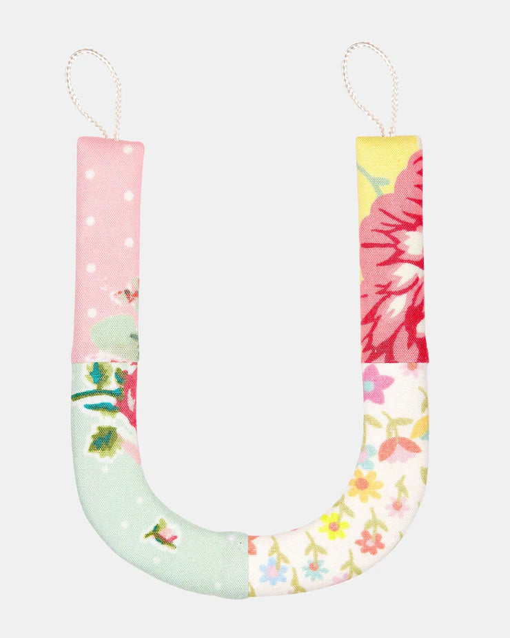 Toshi Letter "U" - Amigo Fabric Alphabet Patch