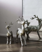 Load image into Gallery viewer, Alaska Standing Reindeer Silver - Two Sizes

