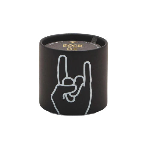 Paddwax Candle – Rock On-Poured Soy Wax in Black Matte Jar