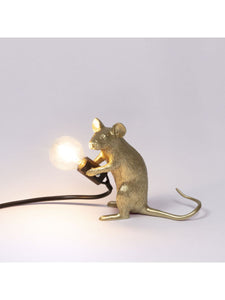 Mouse Lamp Gold Mac