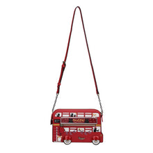 Load image into Gallery viewer, London Cats and Corgis Bus Pouch Bag
