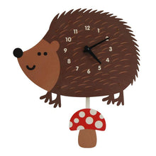 Load image into Gallery viewer, hedgehog pendulum clock
