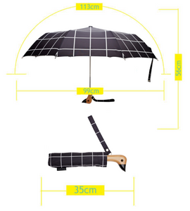 Olive compact umbrella