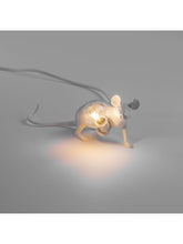 Load image into Gallery viewer, Mouse Lamp Lie down White
